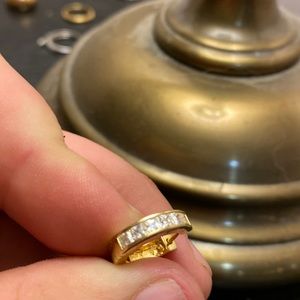 925 silver diamond earrings